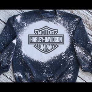 Harley bleach sweatshirt